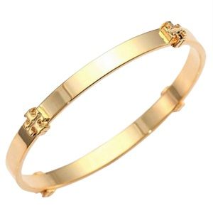 Tory Burch Gold Logo Bracelet